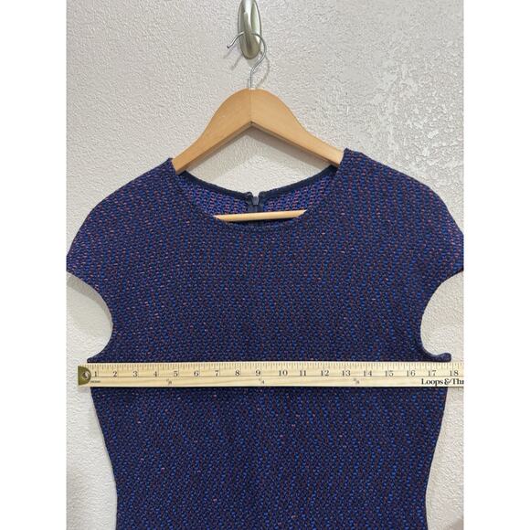 St. John Tweed Knit Sheath Dress Size 6 - Picture 4 of 5